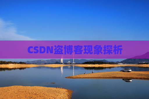 CSDN盗博客现象探析 CSDN盗博客现象探析